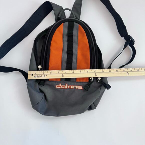 Dakine Cosmo 6.5L Backpack 100% Recycled Polyester Small Storage Orange  & Gray - Picture 9 of 14